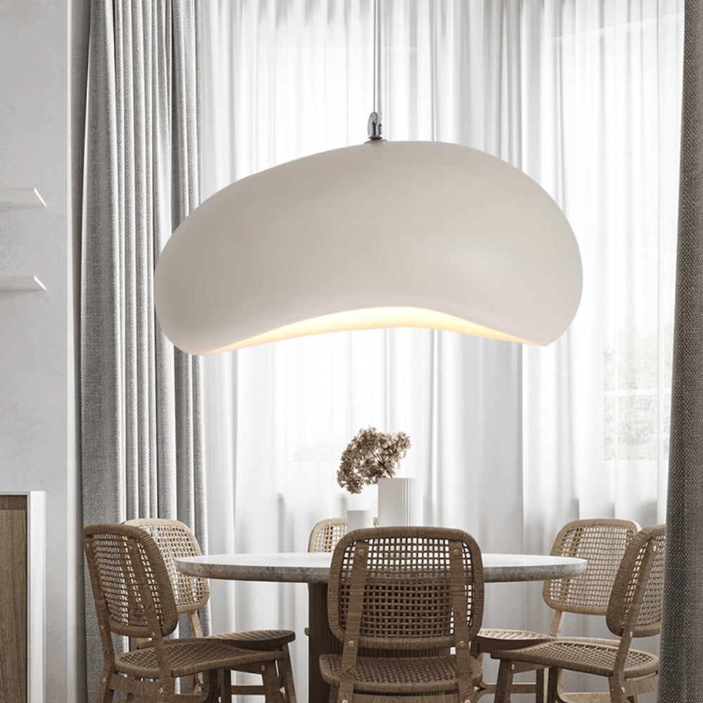 Avi Suspension Pain Naturelle, Résine/Acrylique, Blanc/Gris, Chambre - Neutralighting