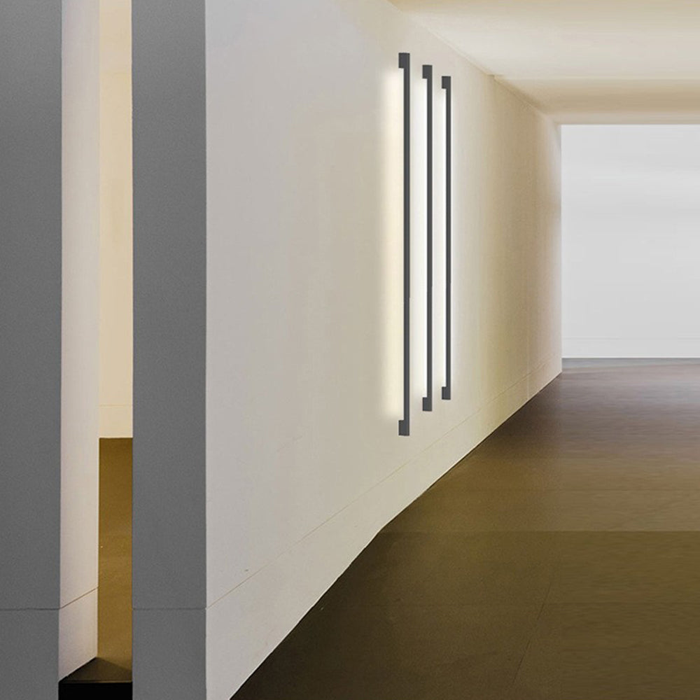 Liora Applique Murale Linéaire Mince Moderne. Noir. Salon - Neutralighting