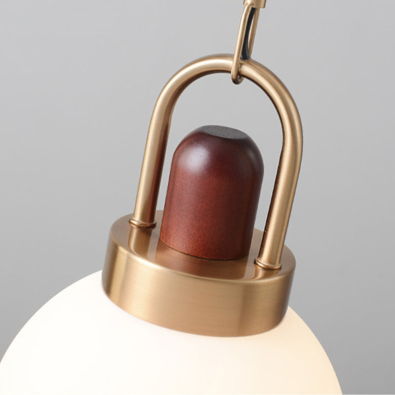 Valentina Moderne LED Suspension Métal Bois Verre Salle à Manger Chambre à Coucher - Neutralighting