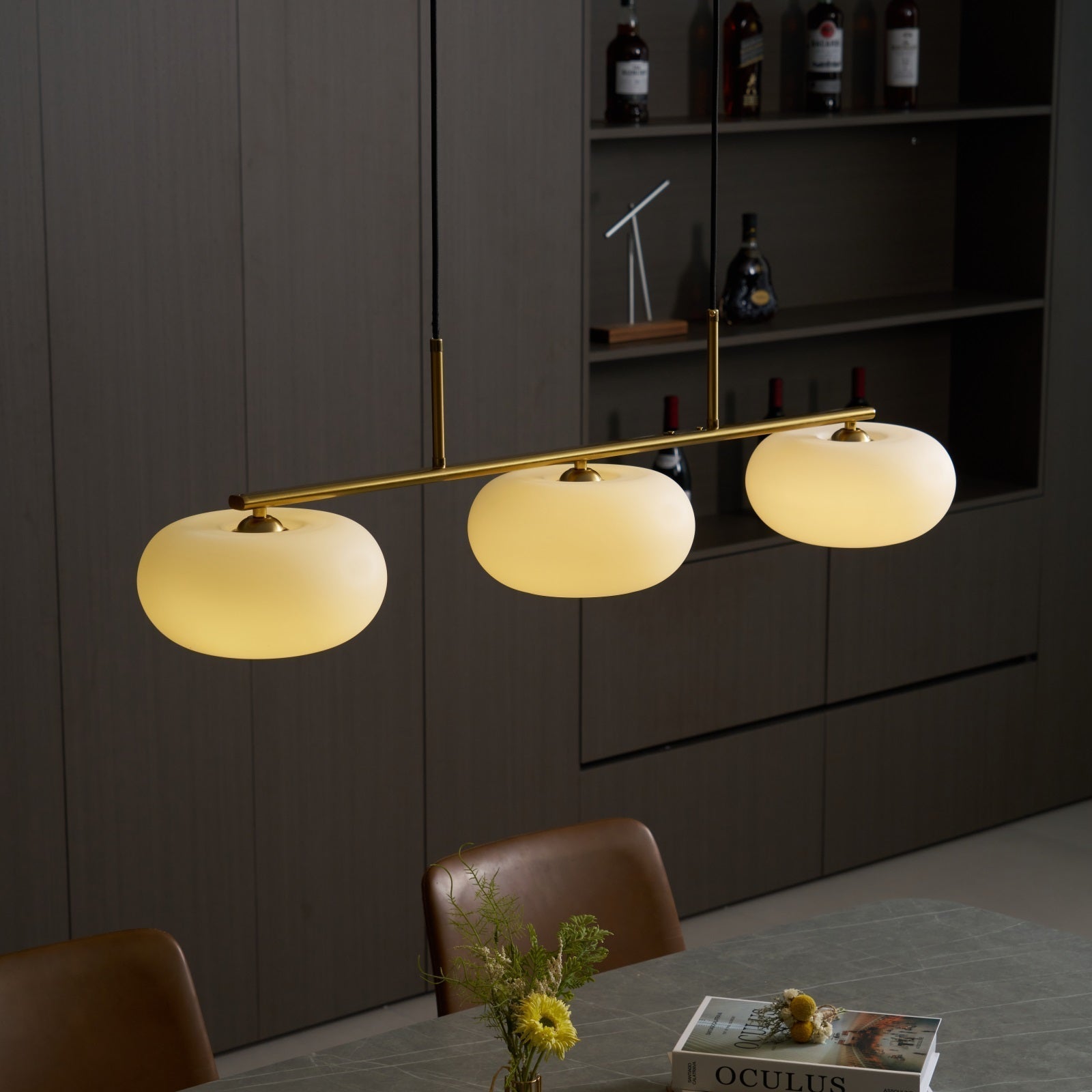 Candy Suspension Cluster Crème 3 Lampes - Neutralighting