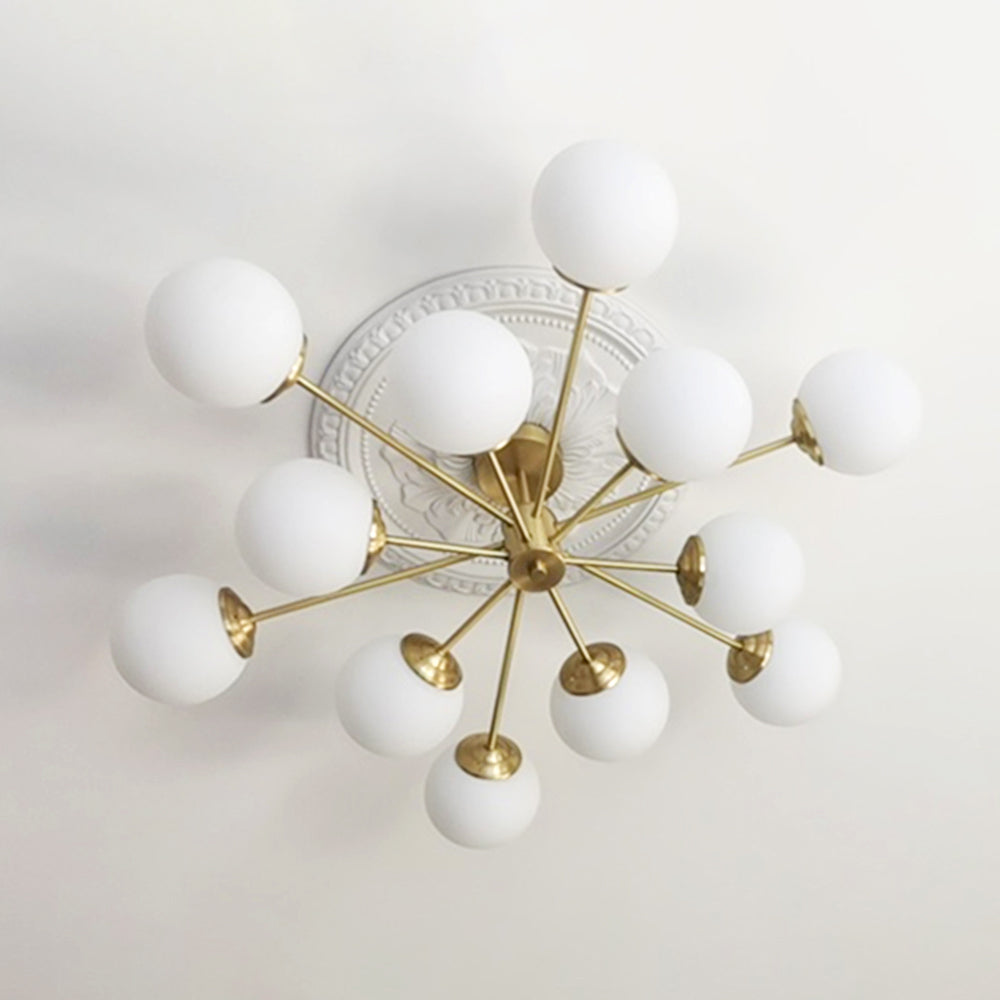 Ray Plaque de Plafond en Plâtre Vintage de style français, Accessoires d'éclairage, 4 Style - Neutralighting