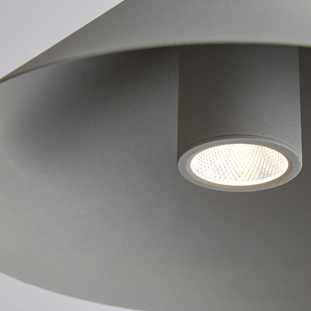 Arisha Suspension Dôme Moderne, Métal, Gris, Salle à Manger/Cuisine - Neutralighting