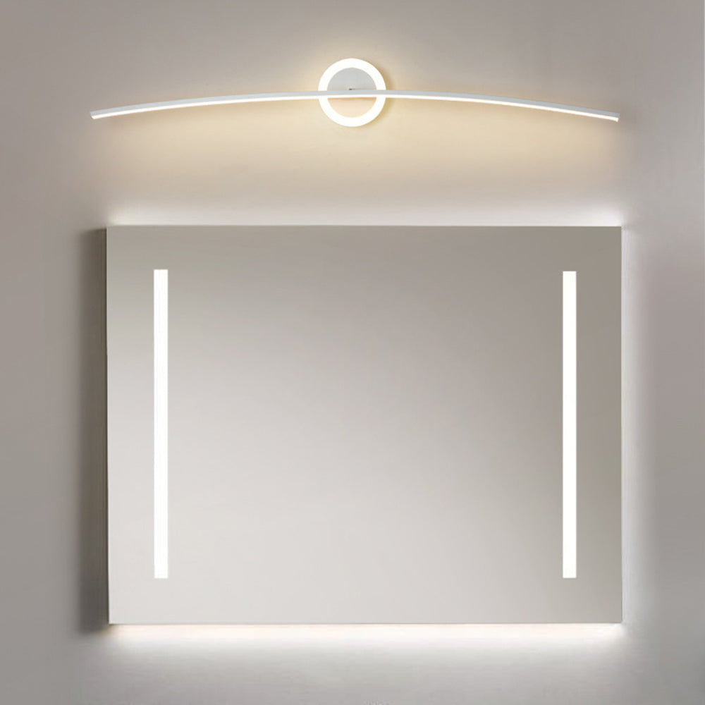 Arisha Applique murale Miroir de courtoisie Changement de couleur avec interrupteur, 80/100cm - Neutralighting