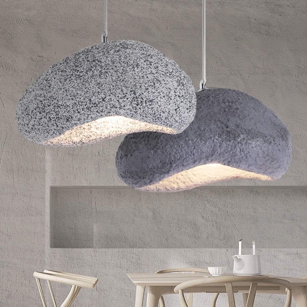 Avi Suspension Pain Naturelle, Résine/Acrylique, Gris/Gris Foncé, Chambre - Neutralighting