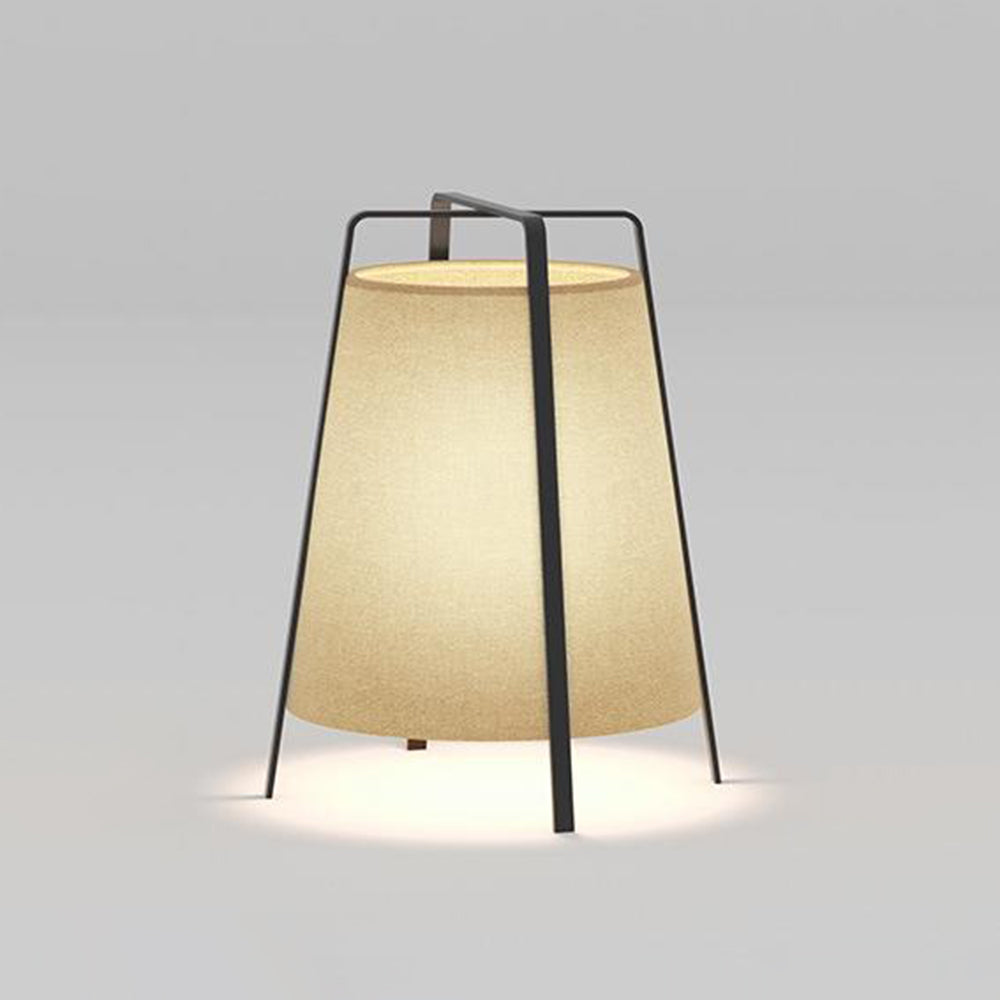 Ritta Lampadaire Dôme Nordique, Métal/Tissu, Beige, Chambre à Coucher - Neutralighting