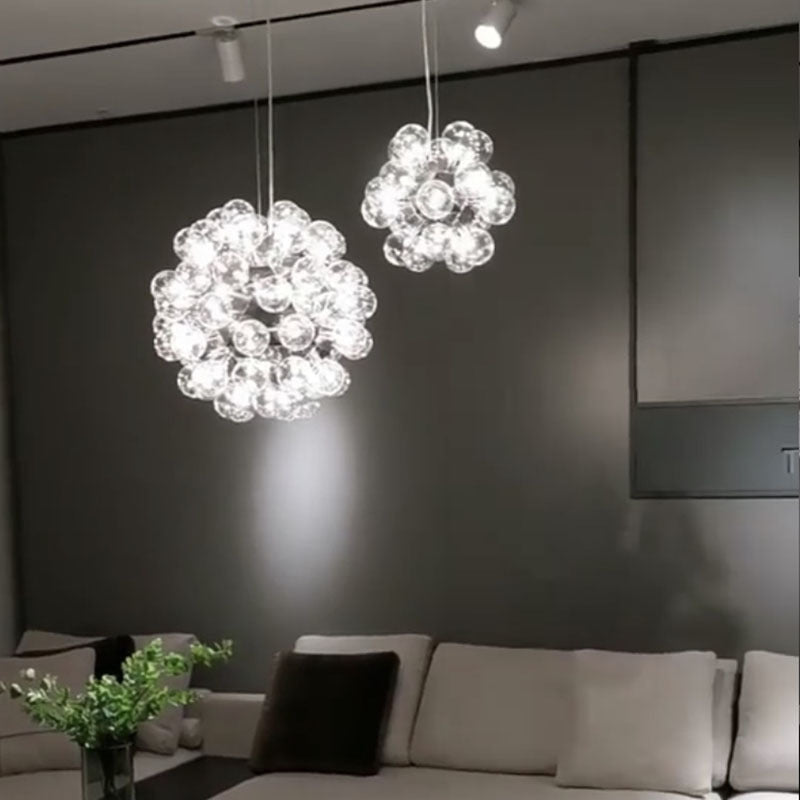 Silva Moderne LED Suspension Métal Verre Chambre À Coucher/Salon - Neutralighting