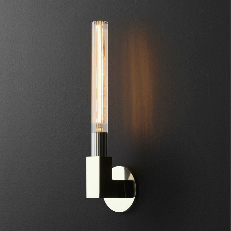 Arisha Nordique Métal Verre Intérieur Applique Murale Chambre à Coucher