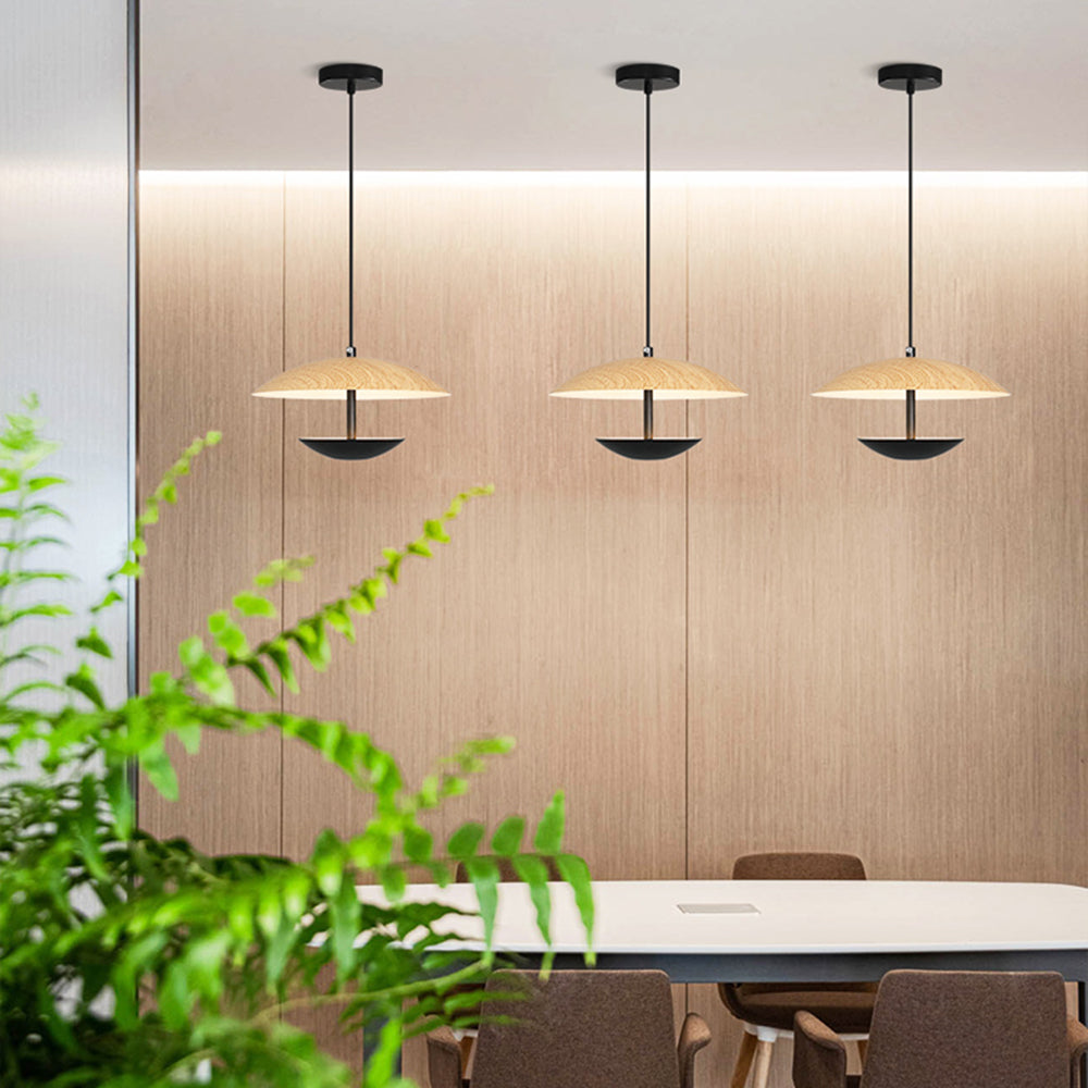 Zephy Suspension Dôme Traditionnelle. Bois/Marron. Salon/Salle à Manger - Neutralighting
