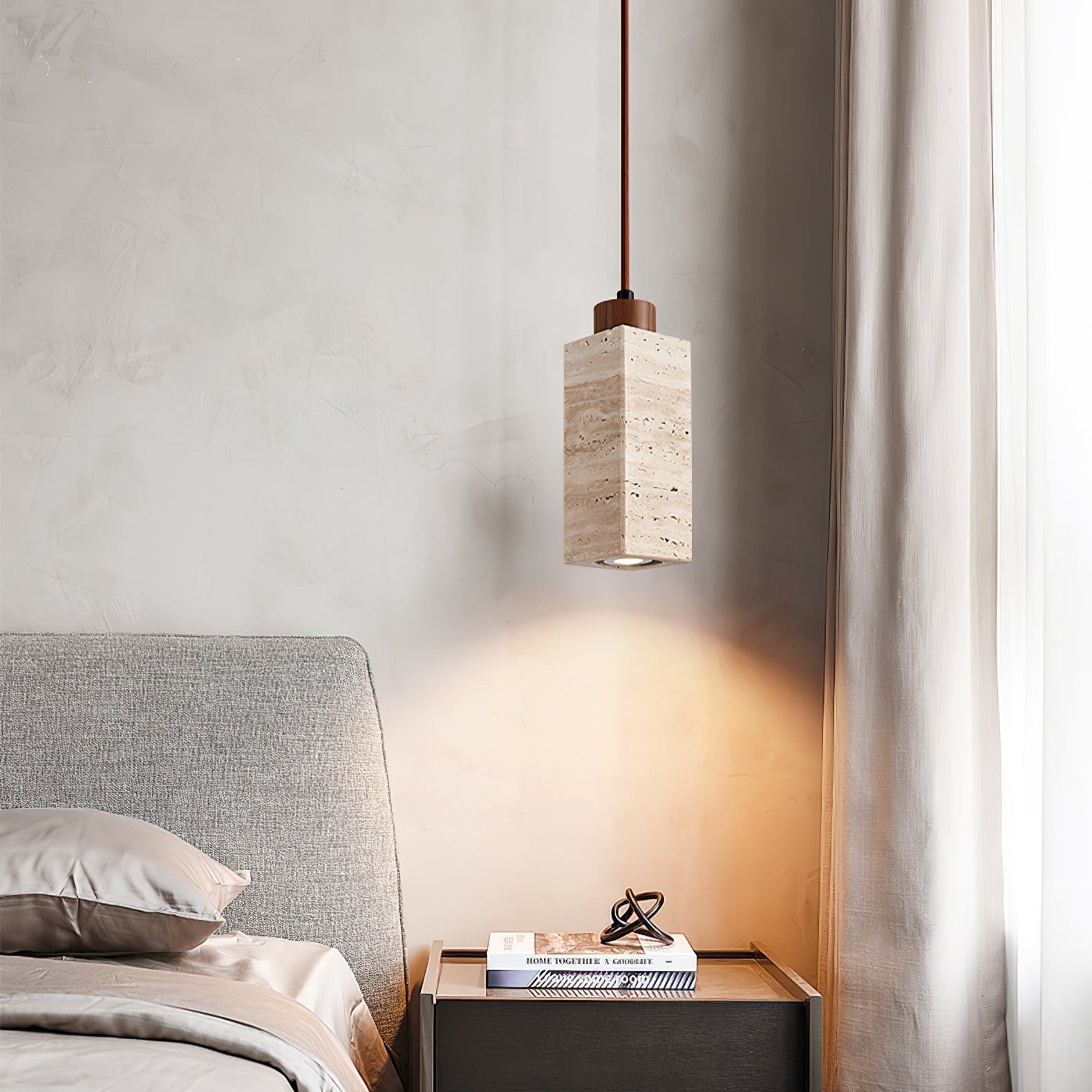 Avloris Travertine Pendant Light - Letslighting