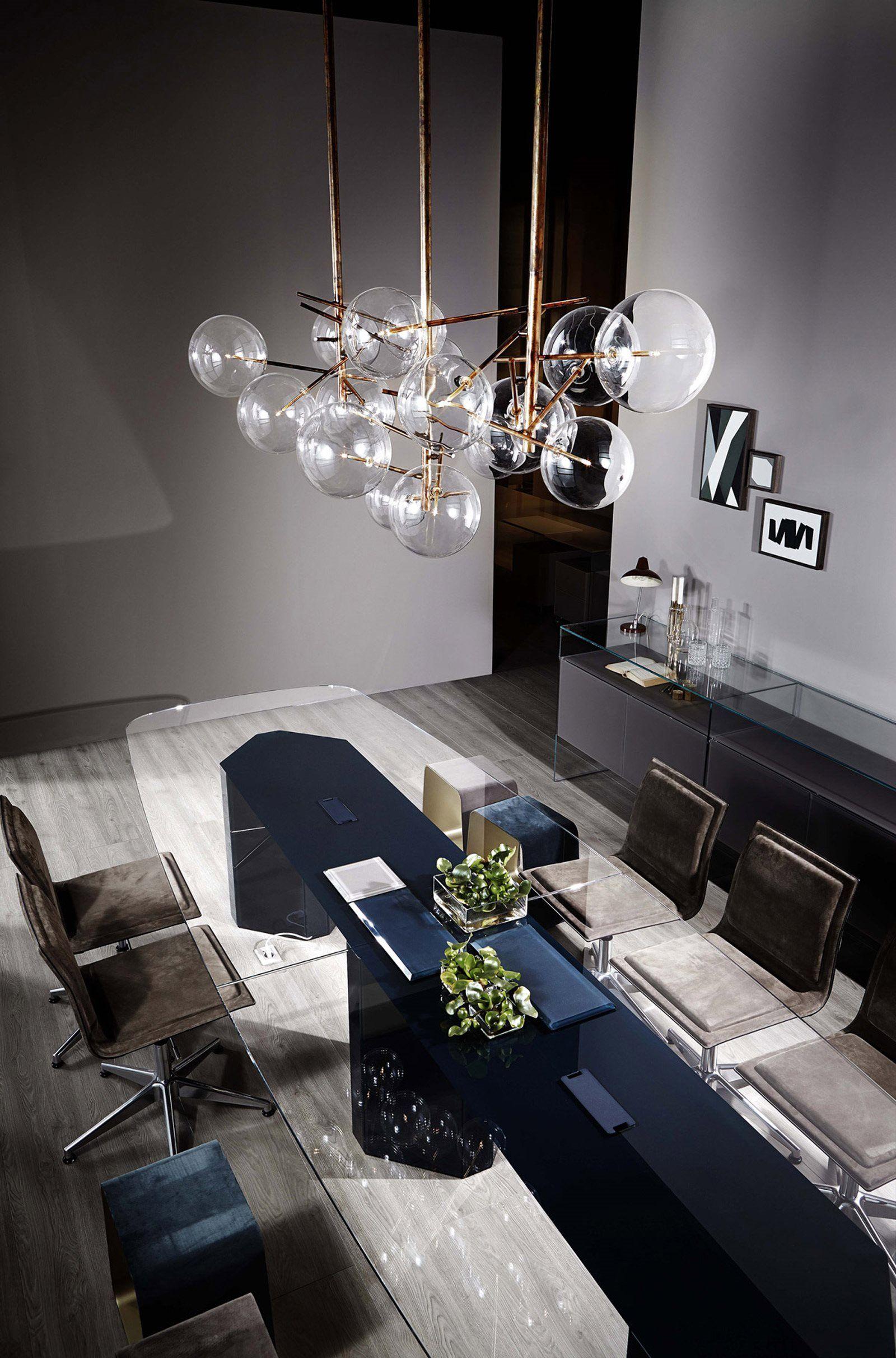 Lustra Chandelier LED Cristal Clair - Neutralighting