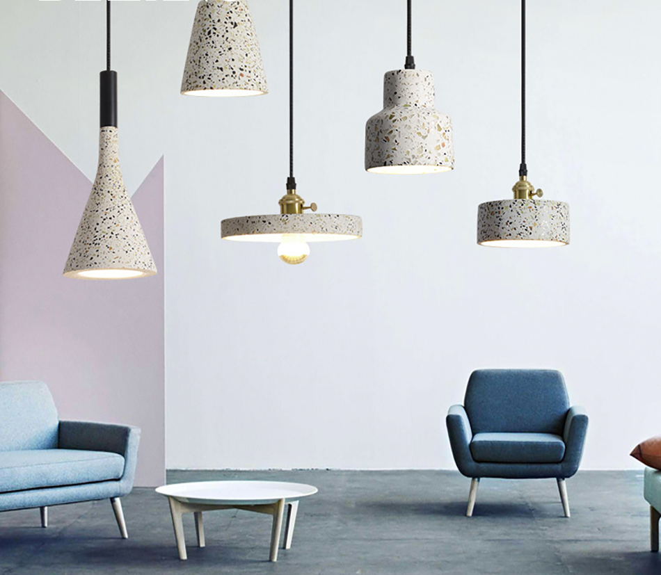 Arisha Luminaires Suspendus LED Élégant Nordiques Ciment Chambre - Neutralighting