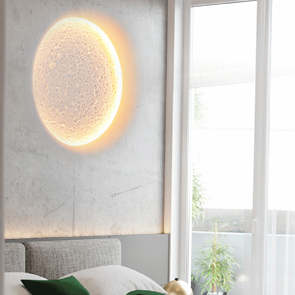 Aria Applique Murale de Peinture Dimmable avec Télécommande, 2 Style, Blanc, Salon - Neutralighting