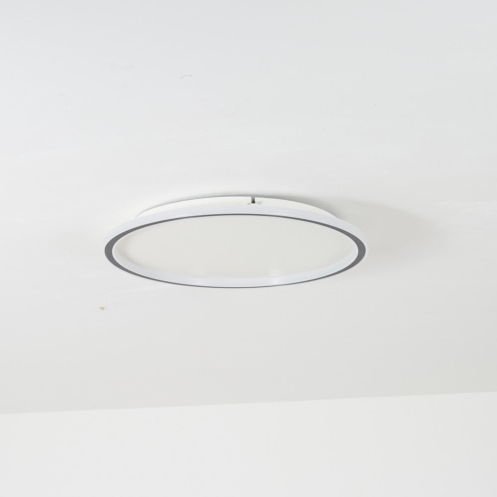 Quasso Plafonnier Rond ModerneBlanc/Noir. Salon - Neutralighting