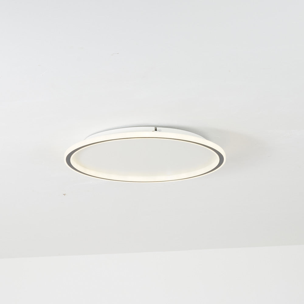 Quasso Plafonnier Rond ModerneBlanc/Noir. Salon - Neutralighting