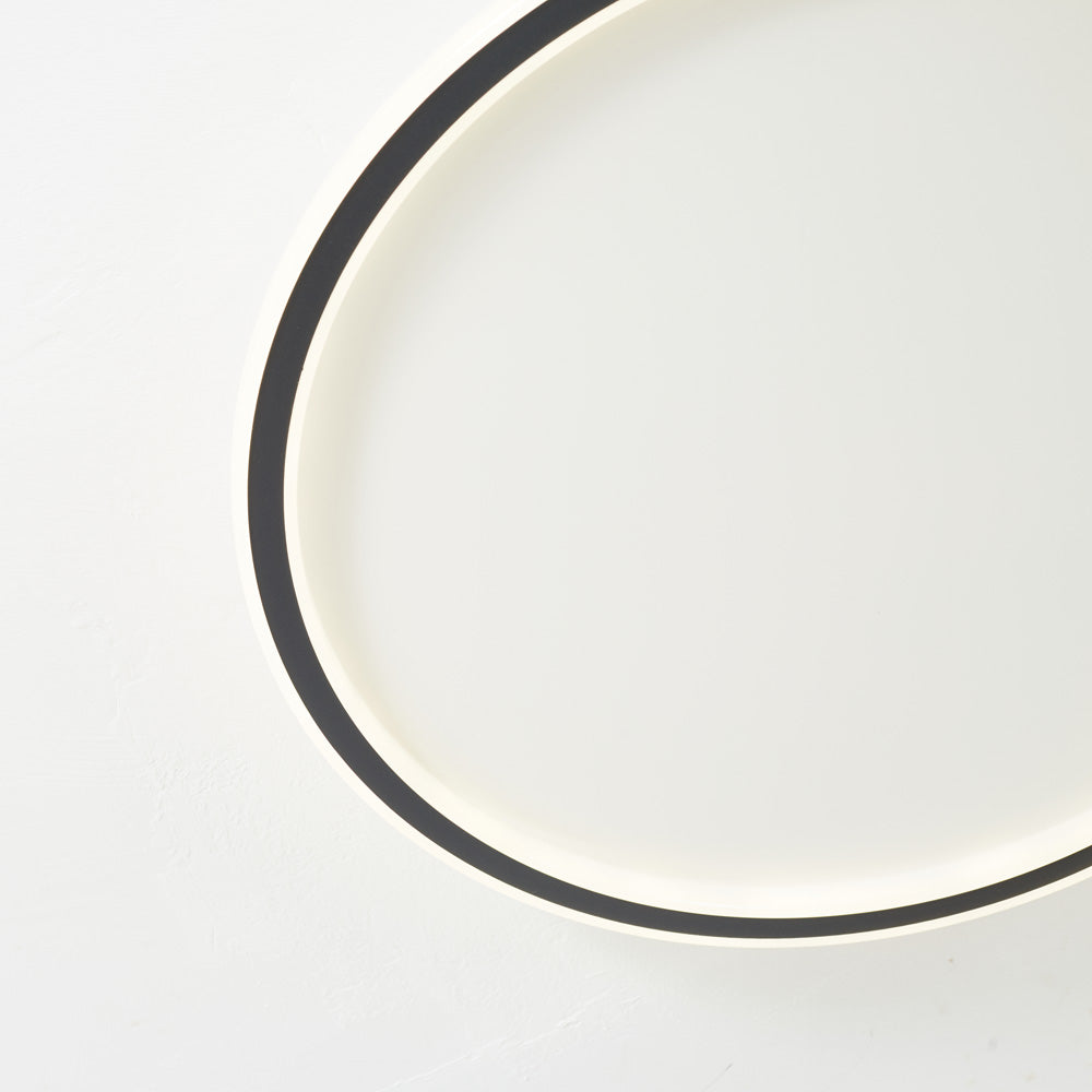 Quasso Plafonnier Rond ModerneBlanc/Noir. Salon - Neutralighting