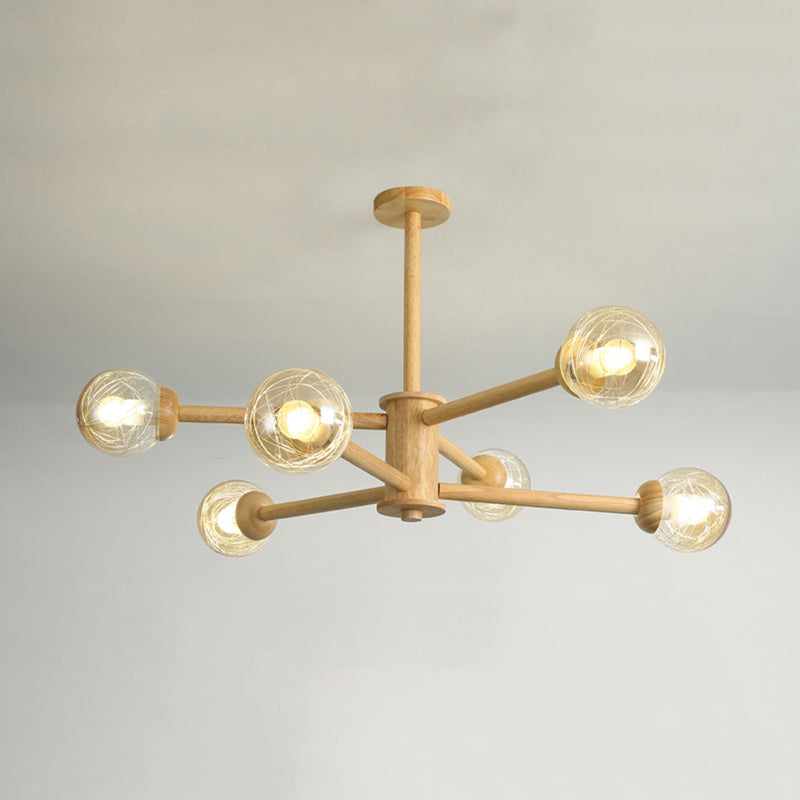 Ritta Suspension Bulle Transparente, Tête 6/8 - Neutralighting