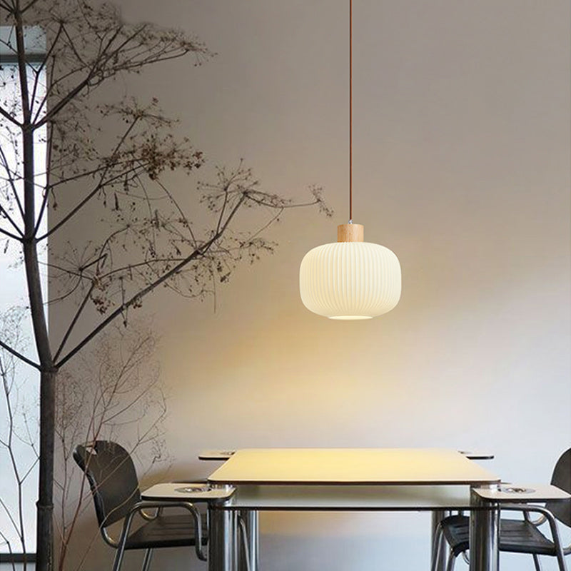 Muto Luminaires Suspension LED Moderne Bois/Verre Salon/Salle à manger - Neutralighting