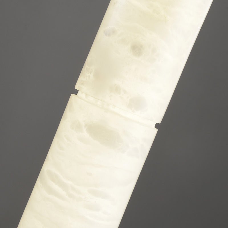 Lira Cylindrical Alabaster Pendant Light - Letslighting