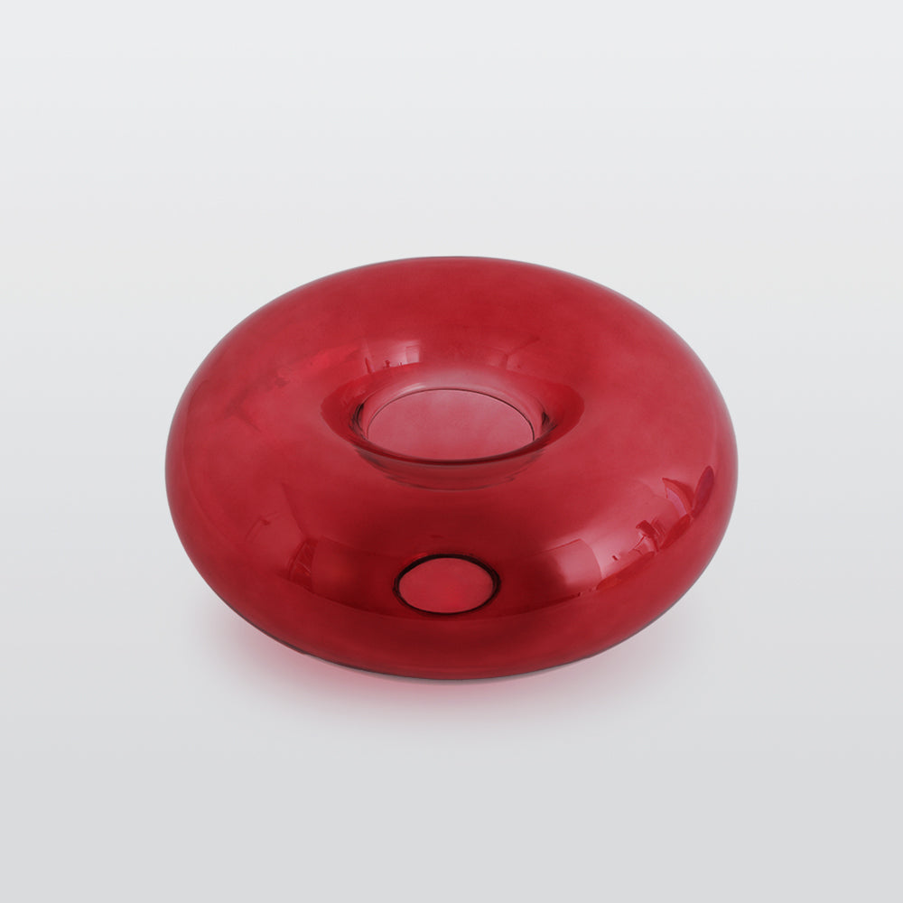 Arisha Oval Industriel LED Plafonnier Rouge/Marron/Ambre/Bleu Métal/Verre Salon - Neutralighting