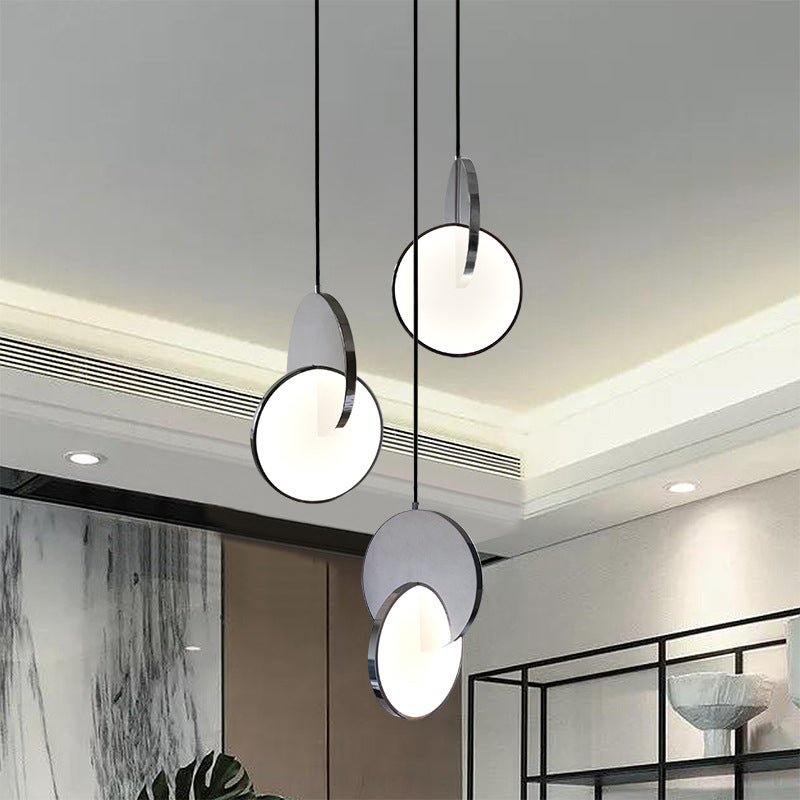 Arisha Luminaires Suspension Minimaliste Métal Or/Argent Salon - Neutralighting