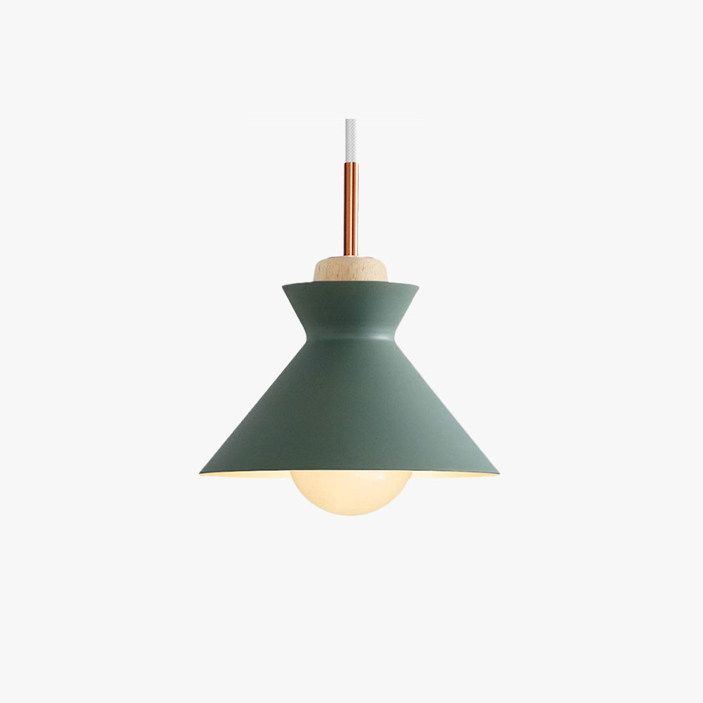 Valentina Moderne Luminaires Suspensions Dôme Simple Métal Jaune/Gris/Vert Cuisine/Salon/Salle à Manger - Neutralighting