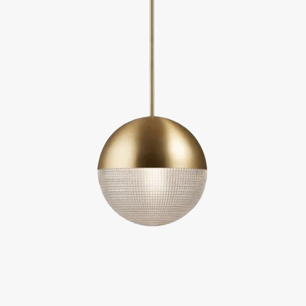 Valentina Suspenison Boule Contemporaine, Métal/Verre, Noir/Or, Bar/Salon/Chambre - Neutralighting