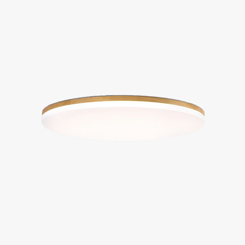Eilo Plafonnier LED Grande Rond Moderne Bois - Neutralighting