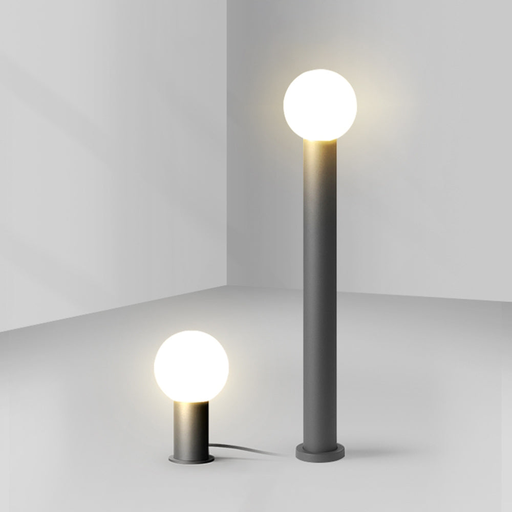 Ray Moderne LED Lampadaire Extérieur Noir Métal Allée Cour - Neutralighting
