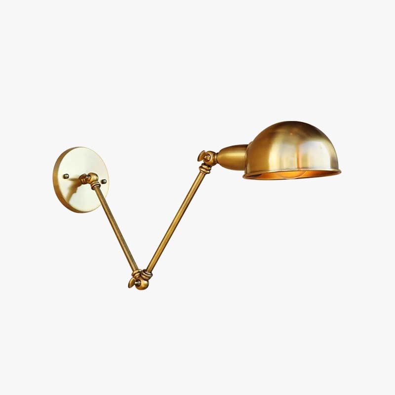 Epoch Applique Murale Demi-sphère Pliable, Laiton, Salon - Neutralighting