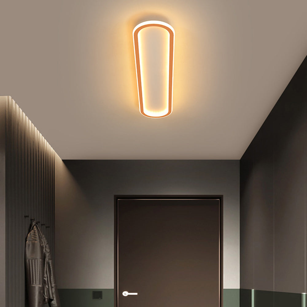 Sana Plafonnier Ovale Minimaliste Noir/Or/Doré Rosé - Neutralighting