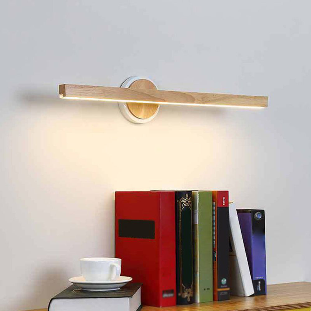 Muto Simple Applique Murale Rectangulaire Moderne LED Bois/Métal Bois Chambre/Salon - Neutralighting