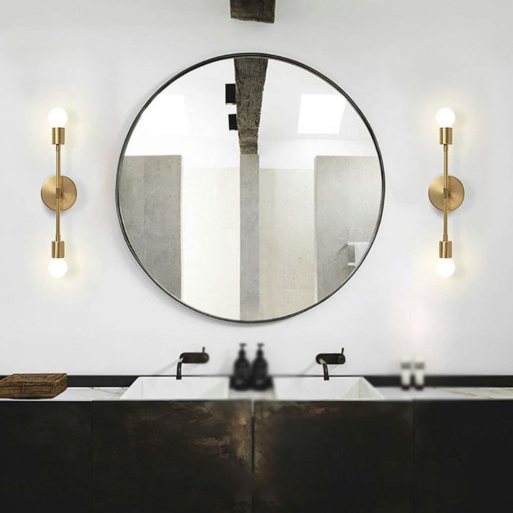 Silva Applique Murale Design Moderne LED Métal Noir/Argent/Or Salle de Bain/Chambre - Neutralighting