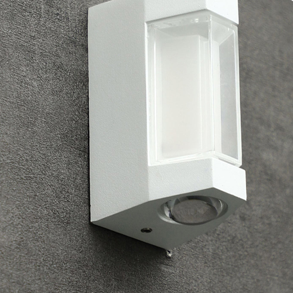 Ray Design LED Applique Murale Blanc/Noir Métal/Acrylique Extérieur - Neutralighting