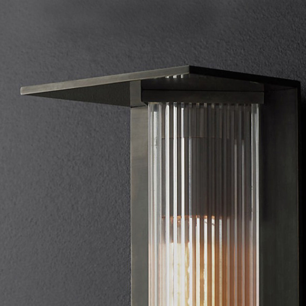 Ray Vintage Design LED Applique Murale Métal Acrylique Extérieur - Neutralighting