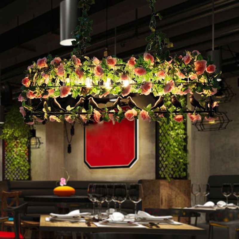 Silva Art LED Suspension Vert Métal Bois Salle à manger Salon - Neutralighting