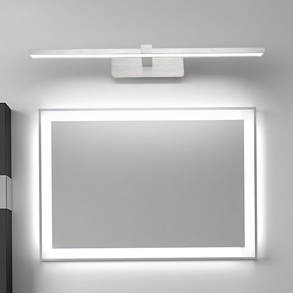 Arisha Simple LED Applique Murale Linéaire Moderne Métal/Acrylique Argent Salle de Bain - Neutralighting