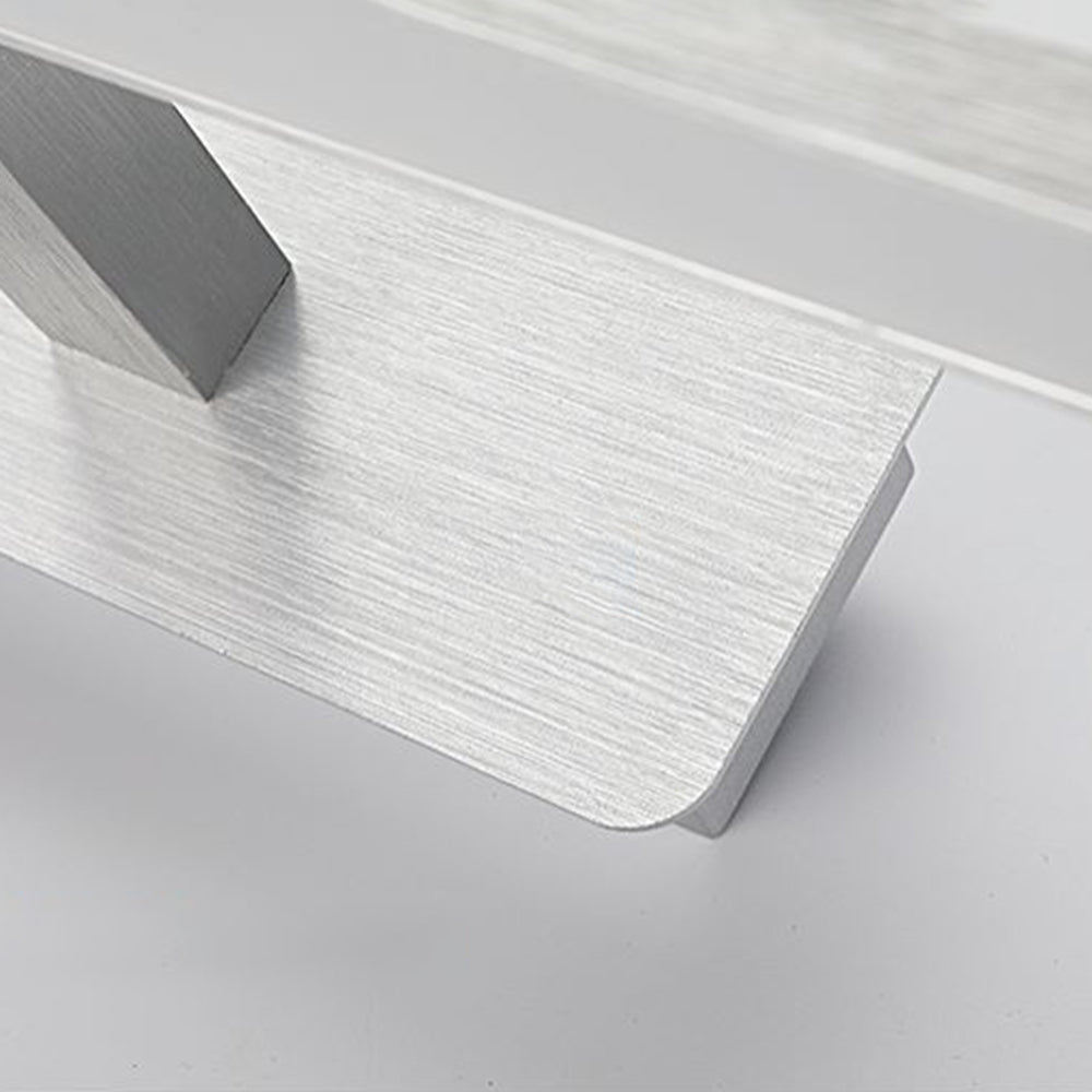 Arisha Simple LED Applique Murale Linéaire Moderne Métal/Acrylique Argent Salle de Bain - Neutralighting