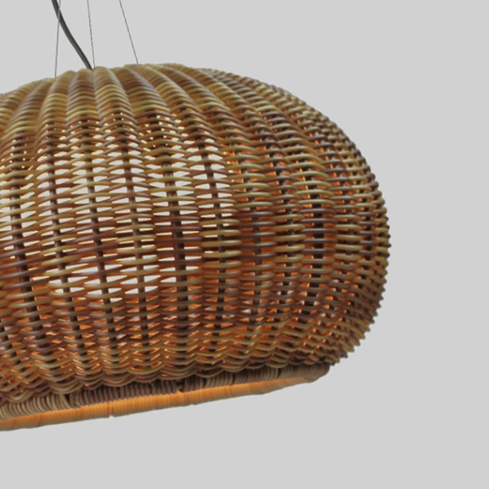 Ritta Suspension Extérieure Landerne Simple, Bambou, Bois, Jardin - Neutralighting