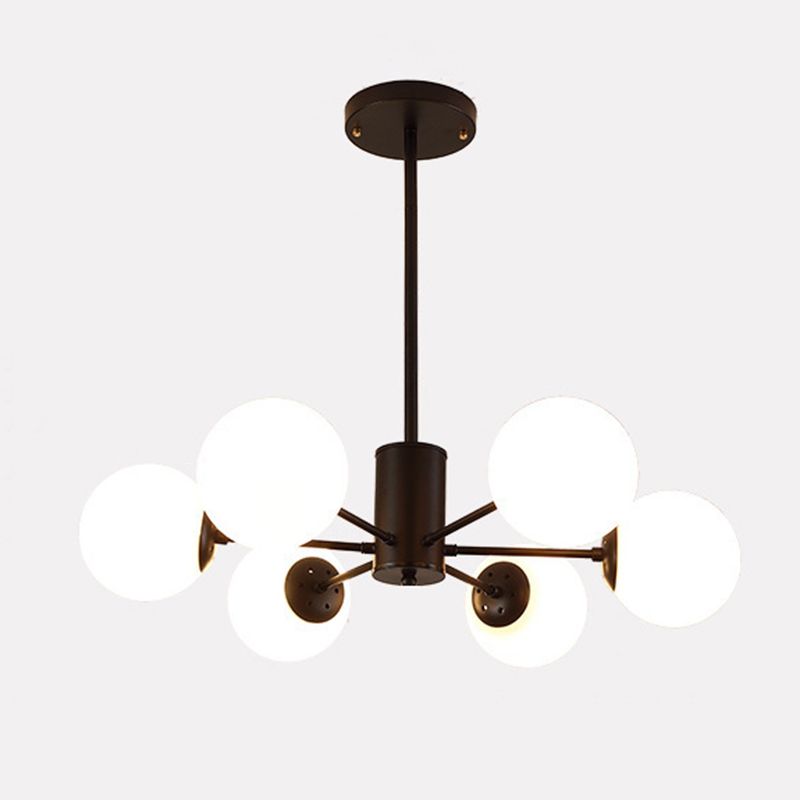 Valentina Suspension Multi Retro, Metal/Verre, Noir/Or, Salon - Neutralighting