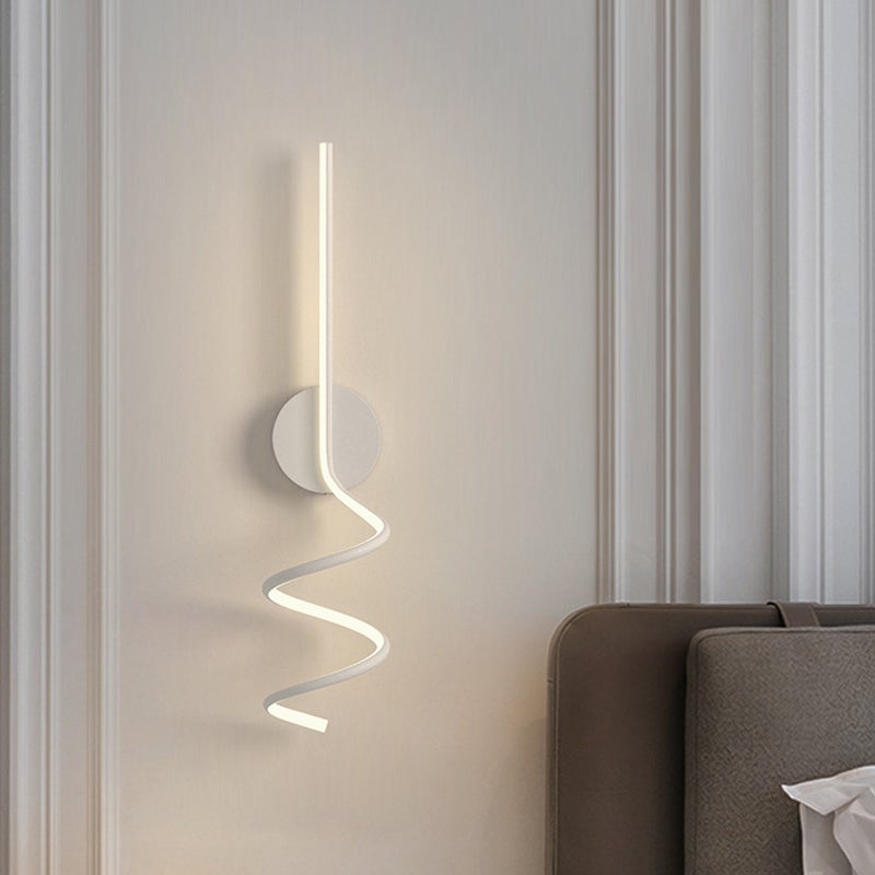 Arisha Applique Murale LED Spirale Moderne Pour Chambre, Couloir, Salon - Neutralighting