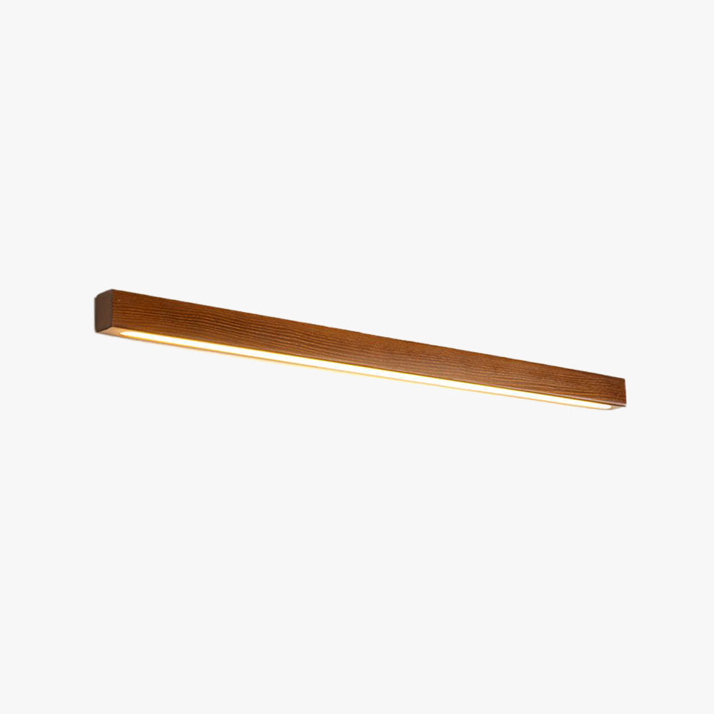 Zenx Applique Murale Linéaire Minimaliste Bois Marron/Bois Chambre - Neutralighting