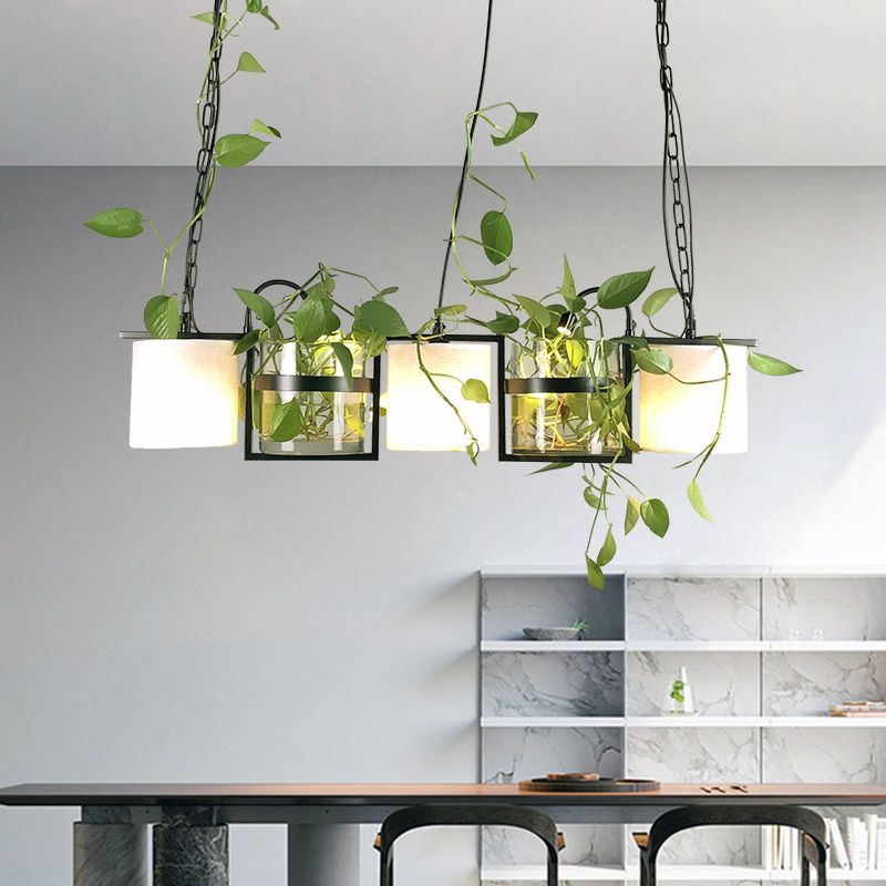 Epoch Moderne LED Suspension Noir Métal Verre Salon Salle à manger - Neutralighting