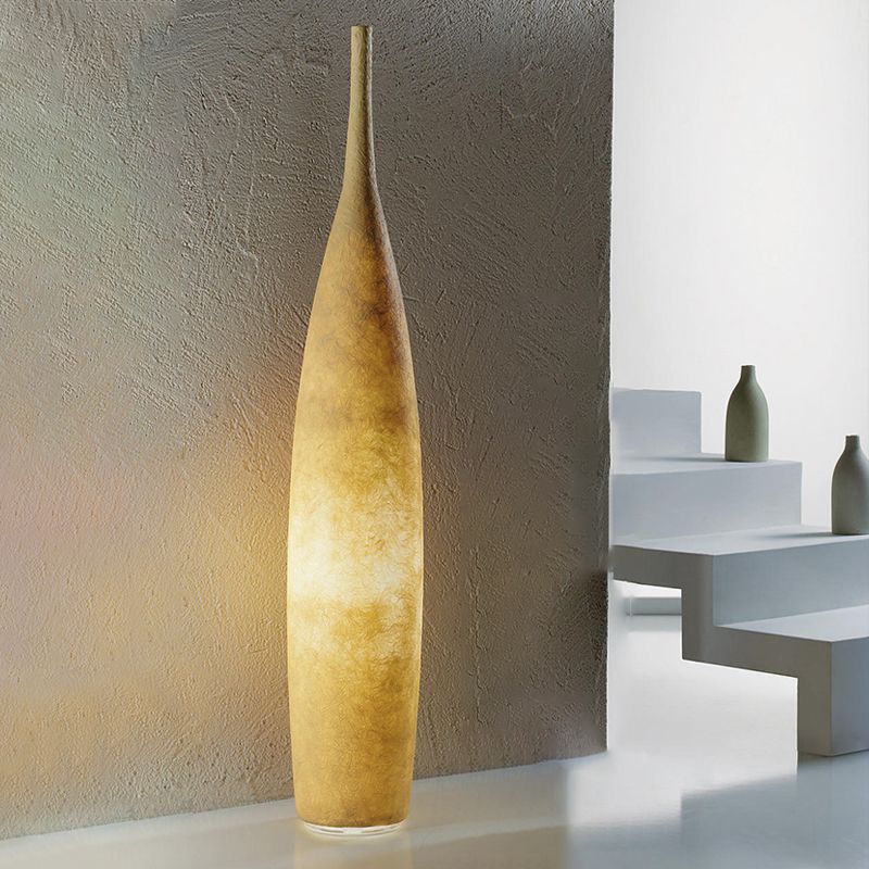 Avi Moderne LED Lampadaire Bouteille Blanc Jaune Bleu Résine Chambre