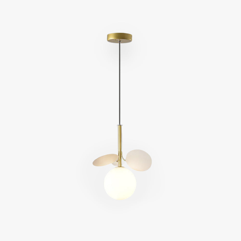 Arisha Luminaires Suspensions Globe Moderne Design Métal Verre Multicolore/Blanc Salon/Chambre d'Enfant - Neutralighting