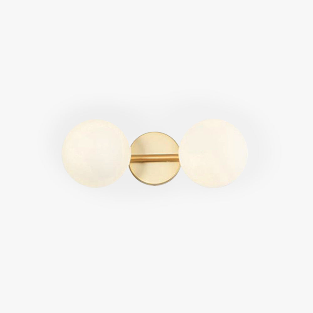 Valentina Applique Murale à miroir LED Vanity Métal Verre Simple Blanc Salle de Bain - Neutralighting
