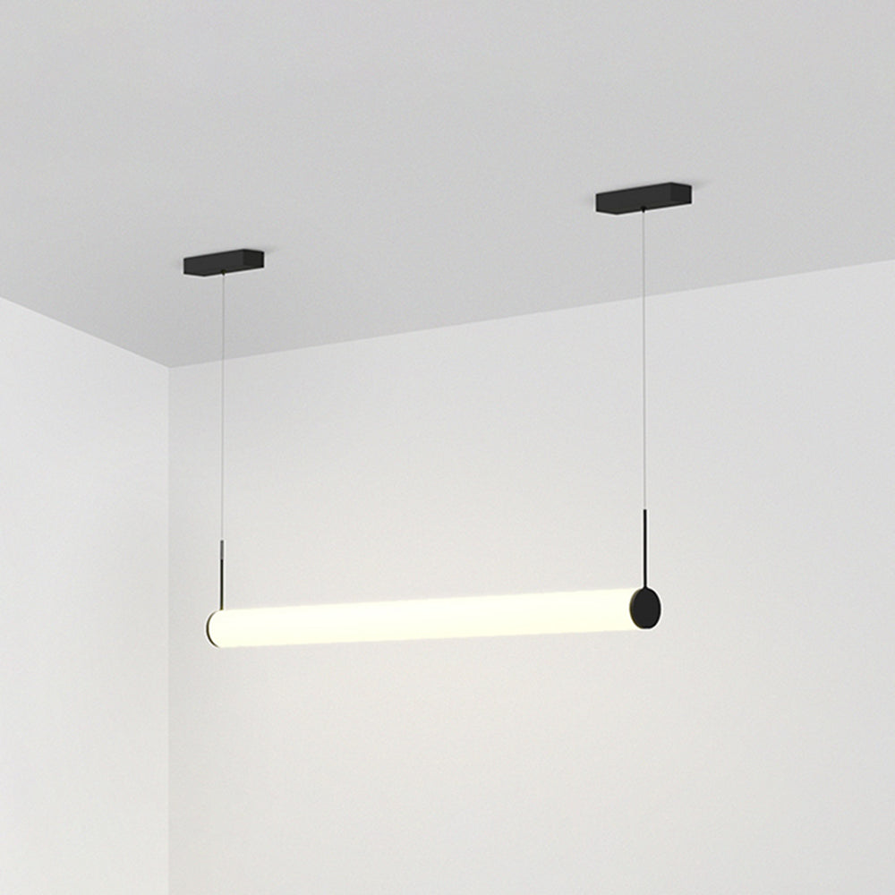 Ray Suspension Extérieure Cylindre Moderne, Métal/Acrylique, Noir/Blanc, Balcon - Neutralighting
