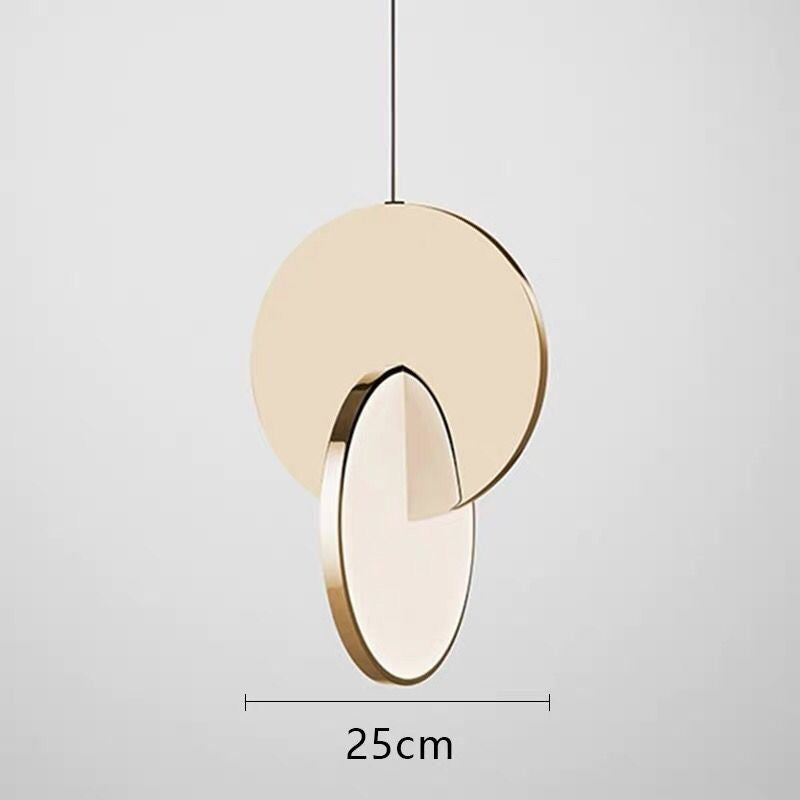 Arisha Luminaires Suspension Minimaliste Métal Or/Argent Salon - Neutralighting