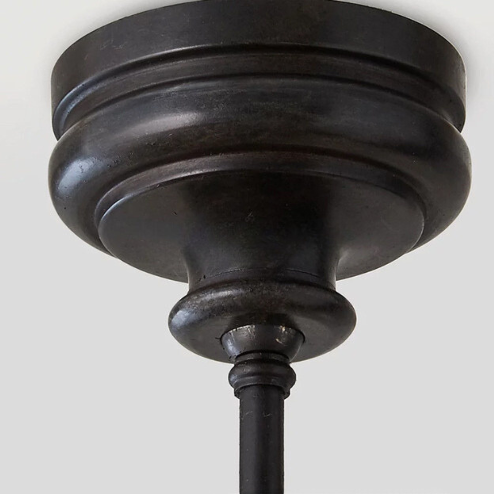 Silva Lustre Orientable Vintage, Métal/Acrylique, Noir/Blanc/Laiton, Salon