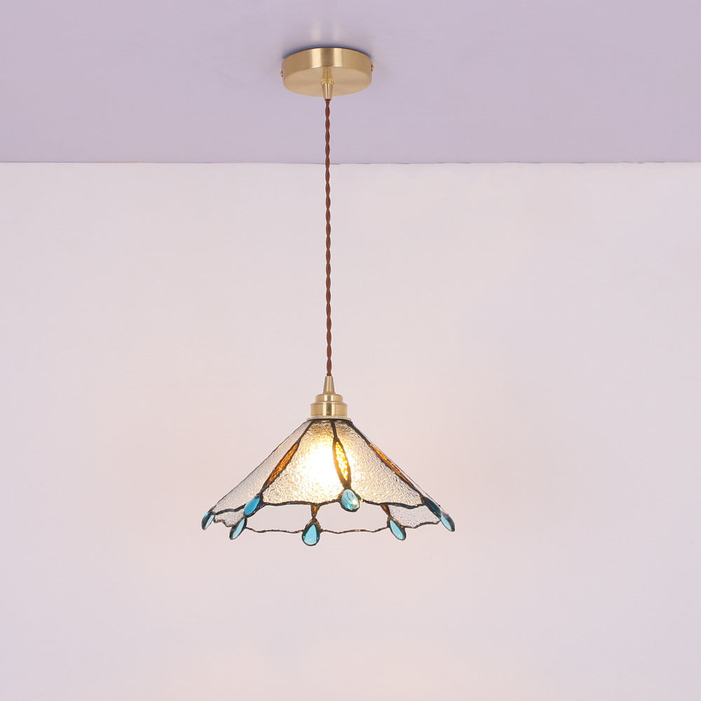 Tiffany Vintage Suspension Métal/Verre Chambre/Salon/Entrée - Neutralighting