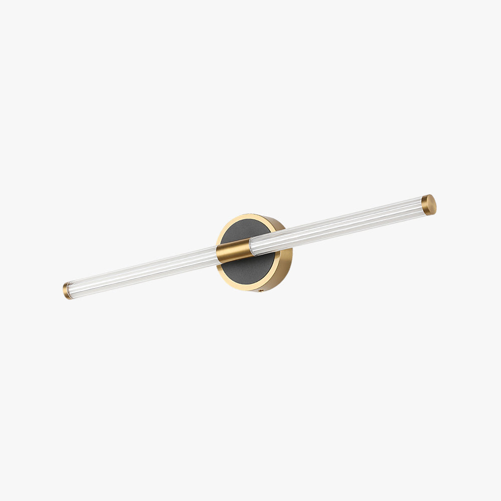 Arisha Applique Murale Moderne LED Cercle Longue Cuivre/Noir Salle de Bain - Neutralighting